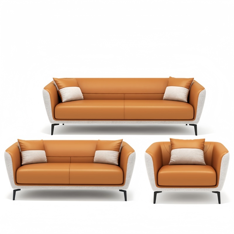 悦兴诚商务会客沙发1+2+3套高清大图