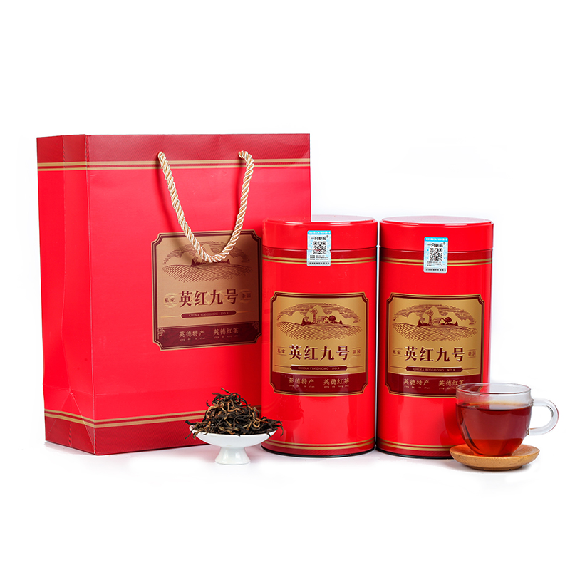 一分耕耘老茶 明前茶 回甘香甜 馥郁悠长 正宗英红九号红茶 功夫茶礼盒罐装300g高清大图