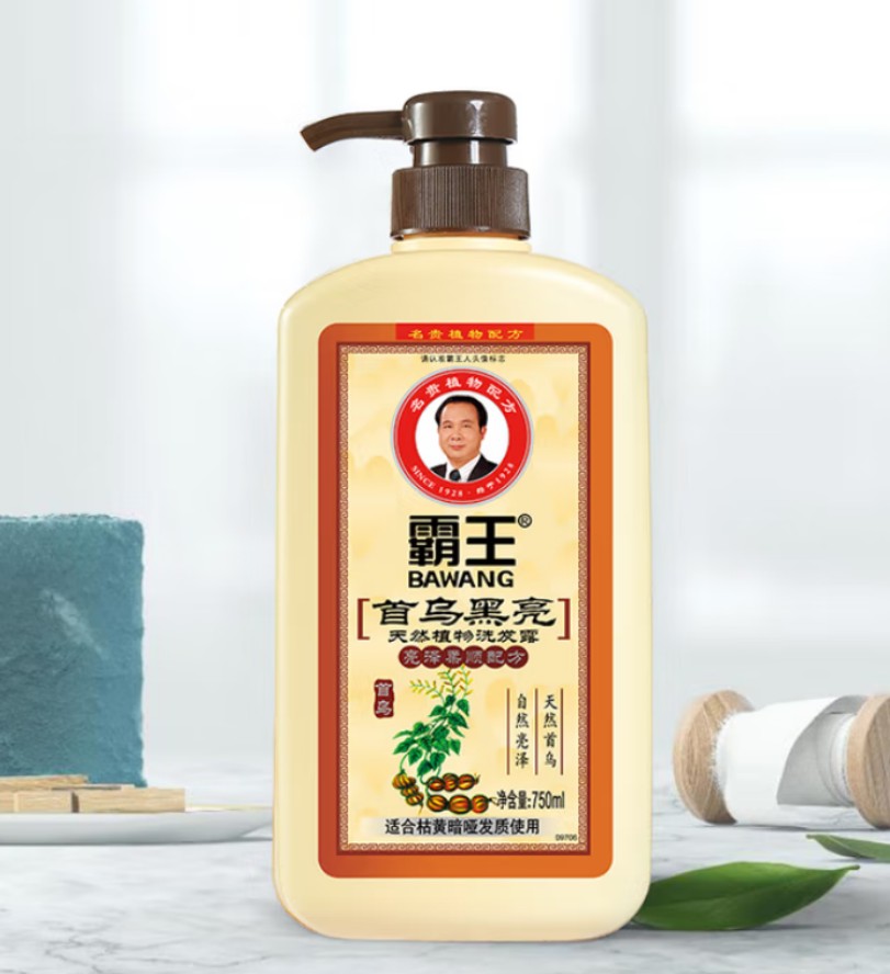 霸王 首乌黑亮洗发露 750ml高清大图