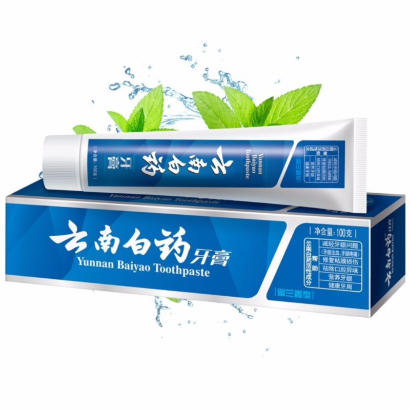 云南白药牙膏100克高清大图