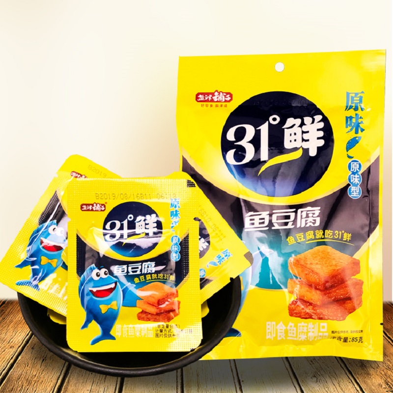 盐津铺子鱼豆腐(原味)85g高清大图