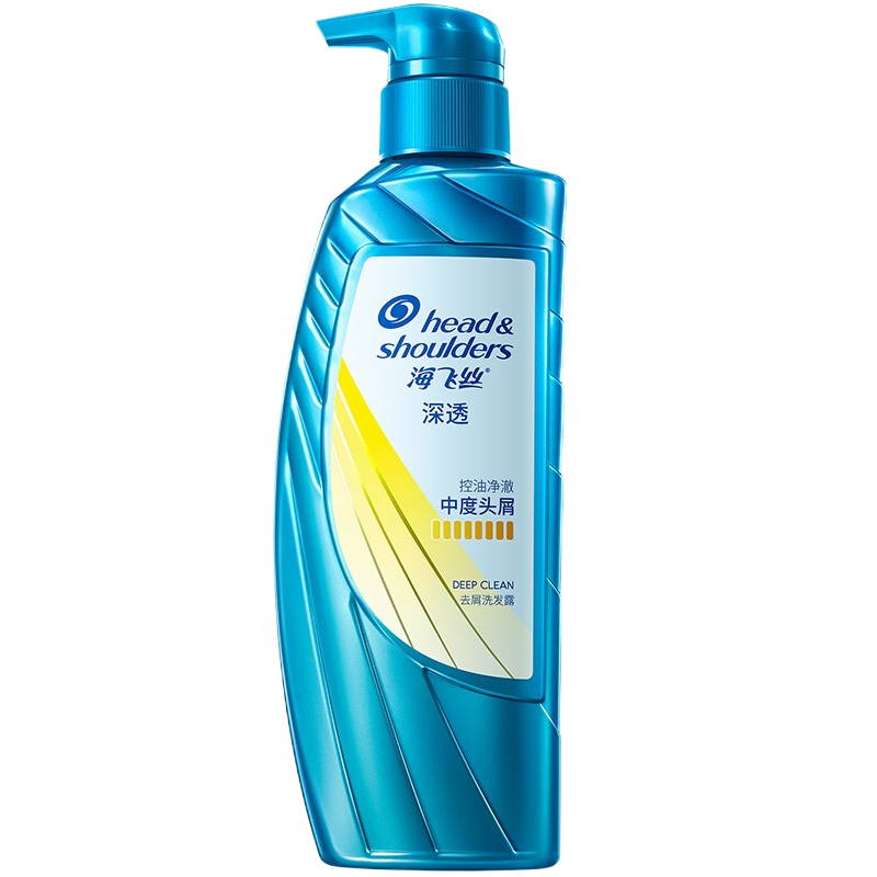 海飞丝深透去屑洗发水控油净澈型300G (止痒去油无硅油洗发露洗头膏男女通用苏宁自营)