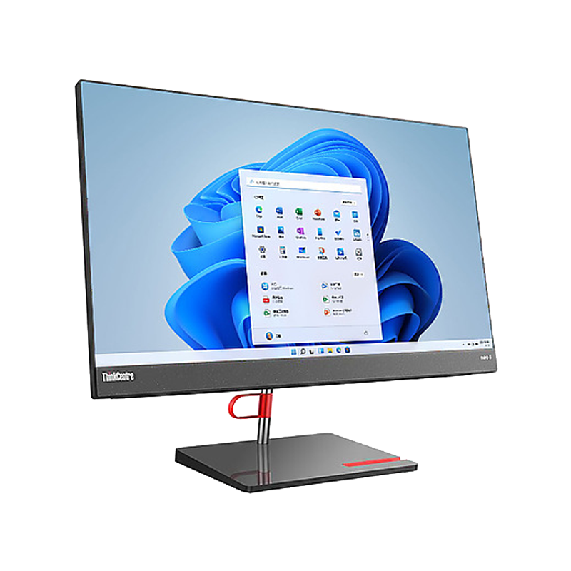 联想 Thinkpad ThinkCentre neo S760 英特尔酷睿i3 23.8英寸窄边框商用一体机台式电脑( i3-1220P 8G 256G WiFi6) win11