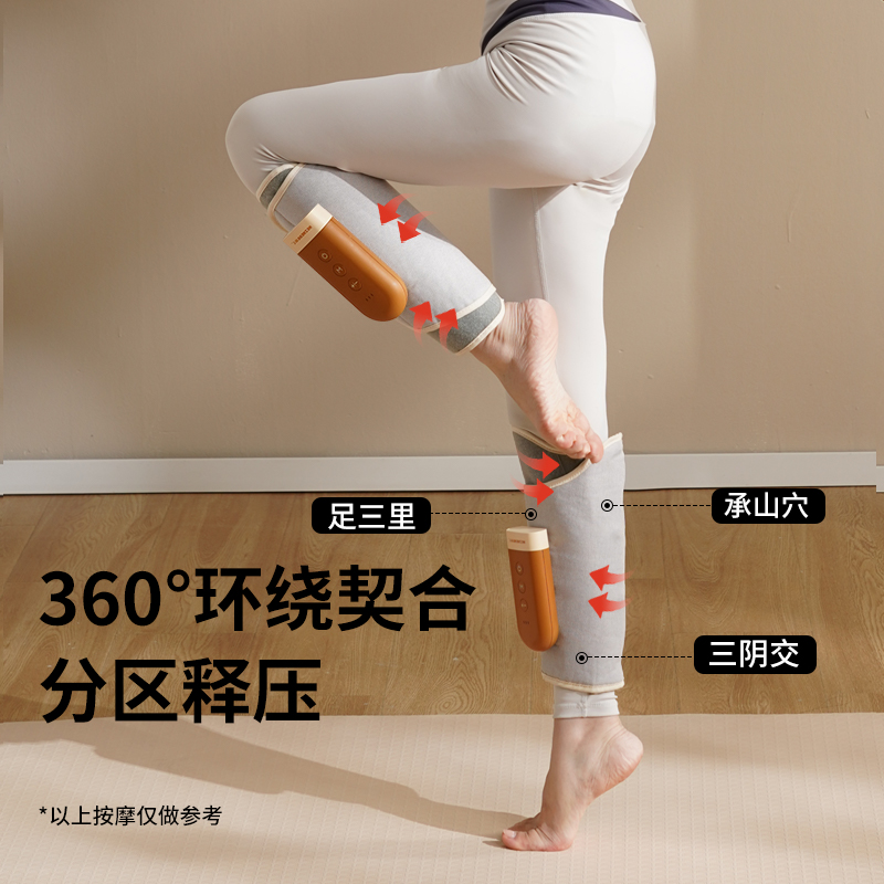 和正(HEZHENG) 腿部按摩器小腿按摩仪揉捏家用老人护腿仪[小腿按摩]仿生气表单支装 HZ-X6 / 台高清大图
