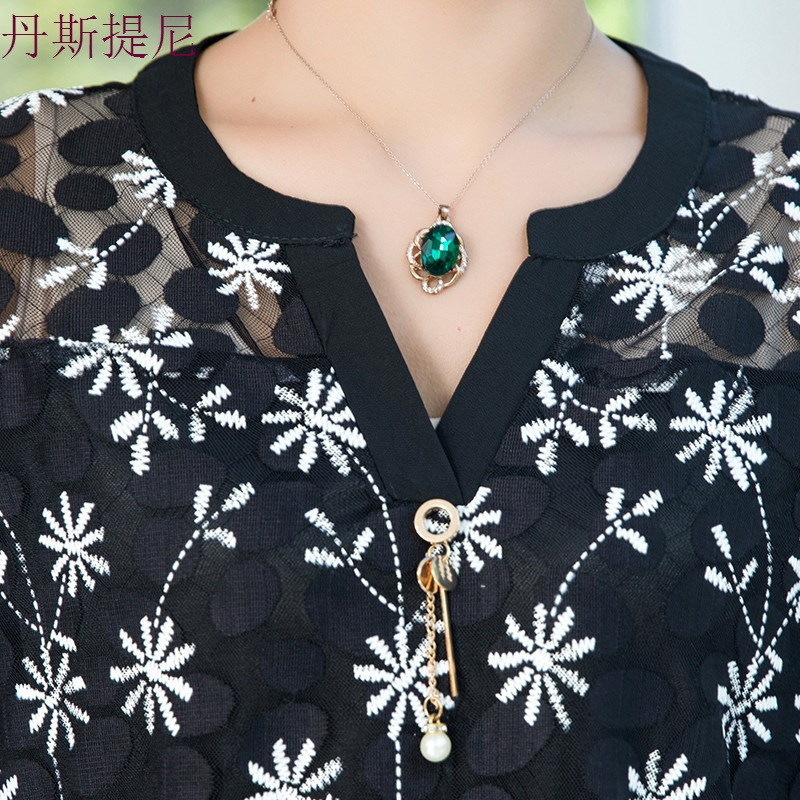 中年40岁妈妈小衫短款长袖上衣女2018新款秋装打底衫洋气两件套装