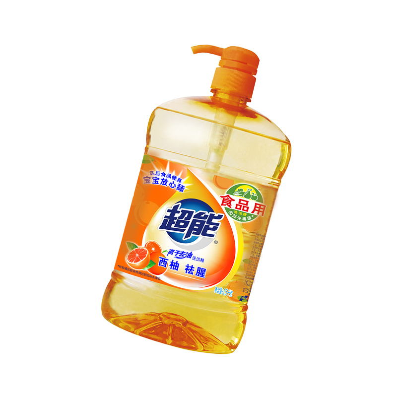 超能 西柚祛腥 离子洗洁精 1.5kg (单位:瓶)