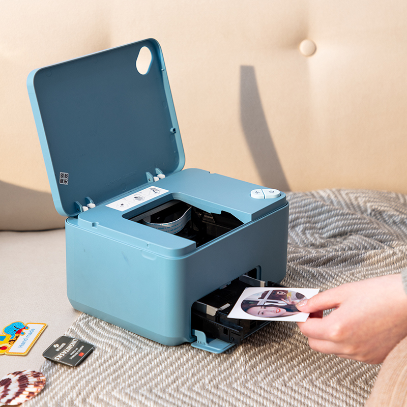 得力x10智能微型喷墨打印机小型手机照片打印机便携式