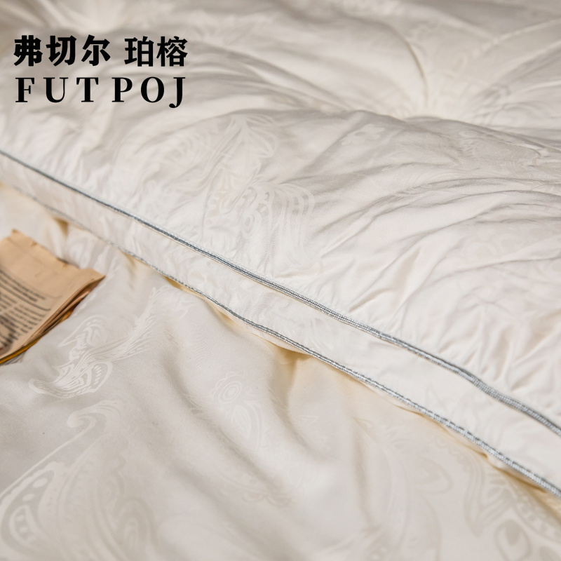 弗切尔珀榕贡缎60支大提花大豆秋冬被高清大图