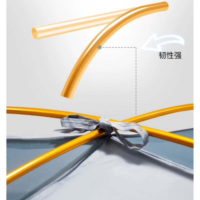 DXBG210*140*110cm加厚帐篷户外露营旅行帐篷橄榄绿色配铝杆防潮垫地席高清大图