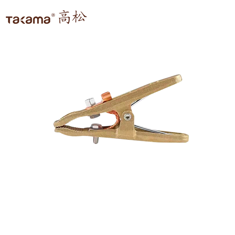 高松takama 电焊机全铜接地线夹A型800A 604108 /1个 A形-纯铜加厚重型接地夹800A
