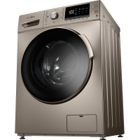 美的（Midea）MD100-1431DG 10公斤KG洗烘一体 变频全自动滚筒洗衣机家用 带烘干 高端大容量 金色