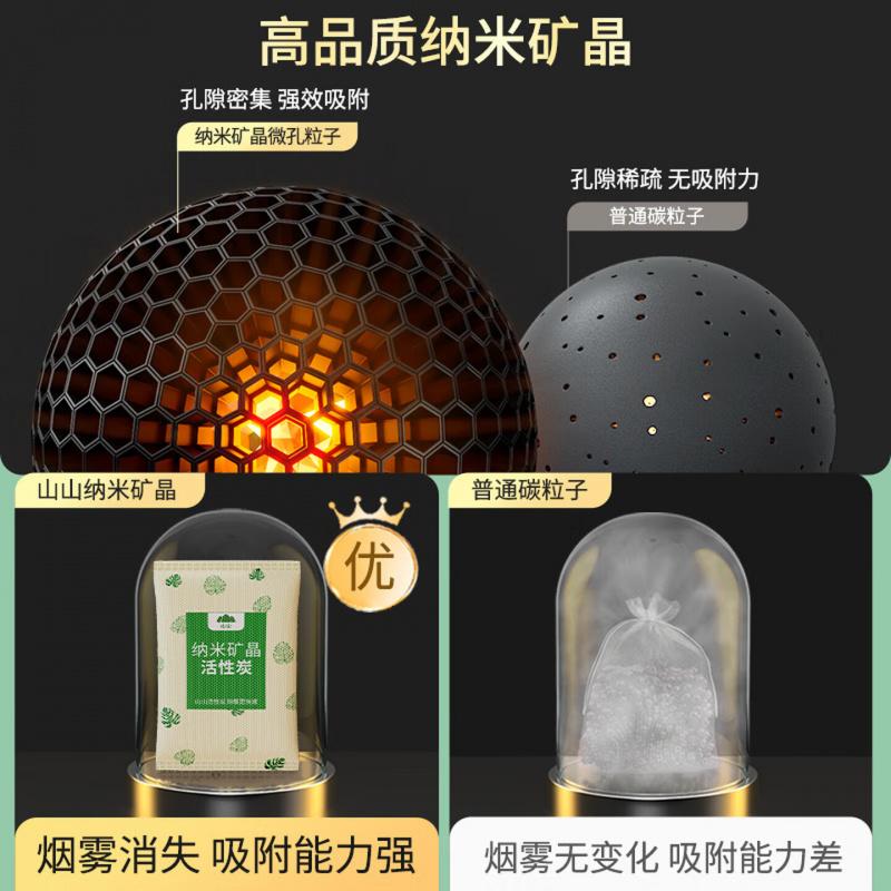 山山活性炭除甲醛炭包14kg除异味装修新房急住新车除味炭包光触媒防潮高清大图