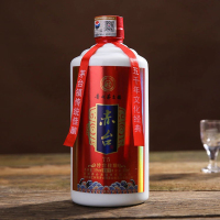 矛台镇吴公岩酒厂赤台酒高度酱香型白酒53度坤沙窖藏原浆老酒500ml礼盒6瓶装