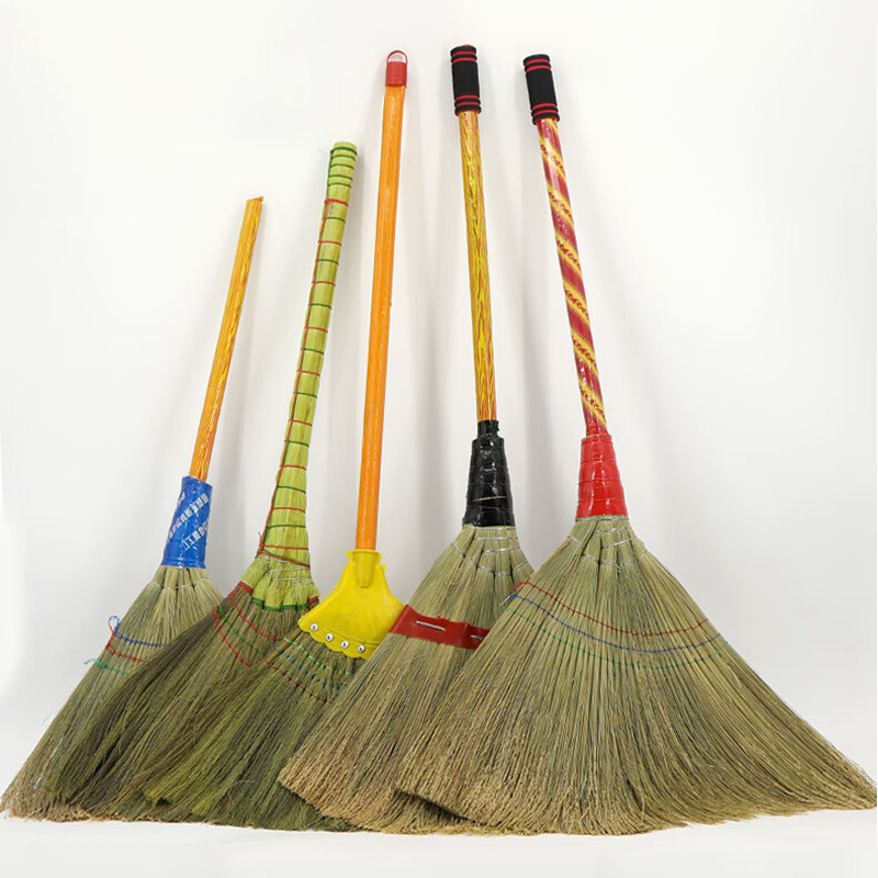 谋福 清洁植物扫把 手工扫帚(普通龙须草)*/个高清大图