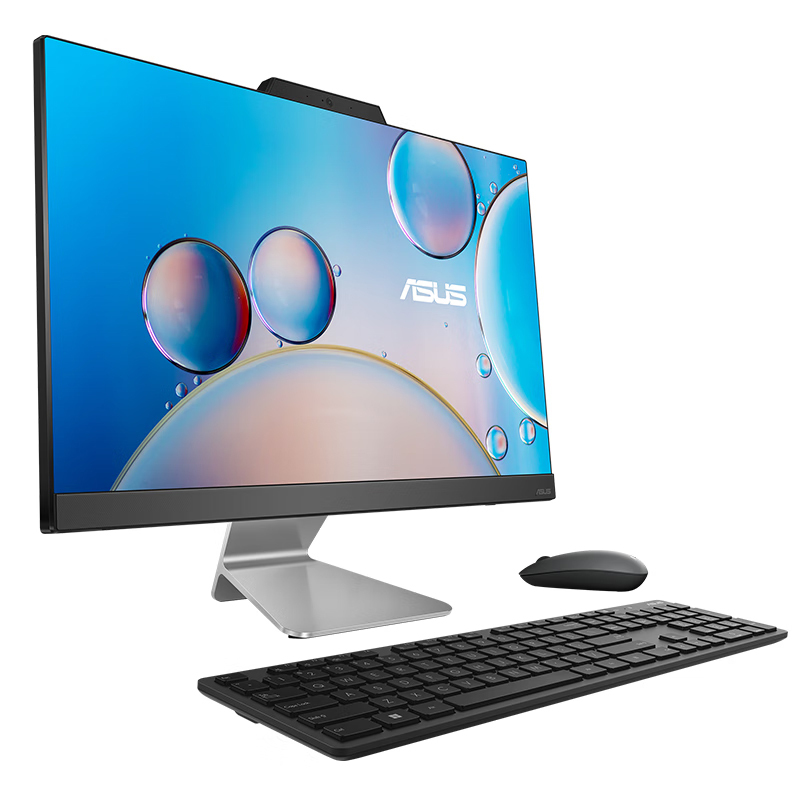 华硕(ASUS) 破晓V5 23.8英寸 一体机台式电脑(i3-1215U 8G 512G固态 WIFI6蓝牙)黑