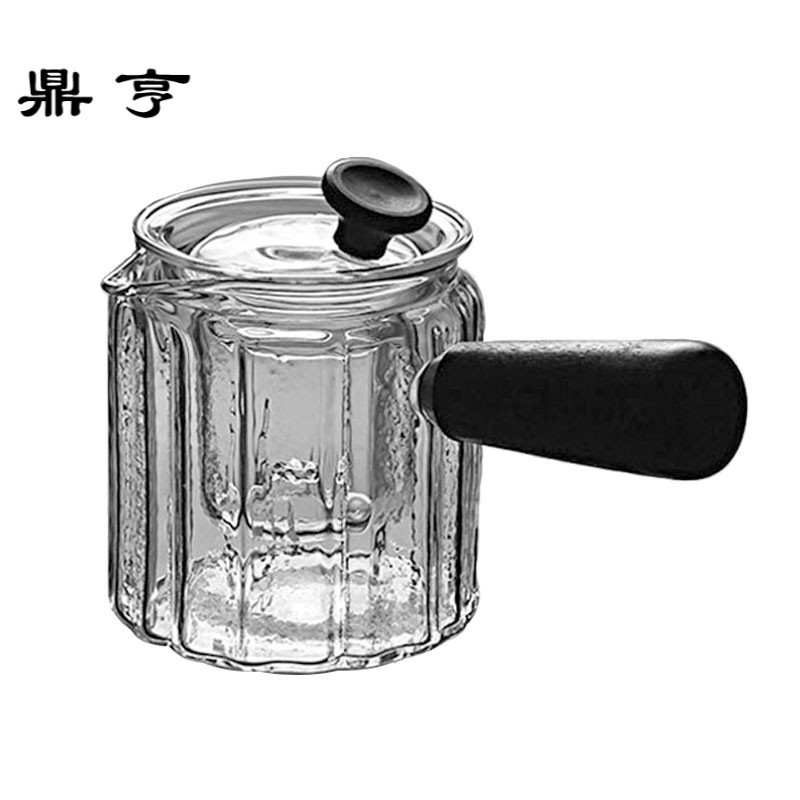 鼎亨耐热日式锤纹玻璃壶泡茶煮茶两用小青柑壶花茶普洱茶壶功夫茶