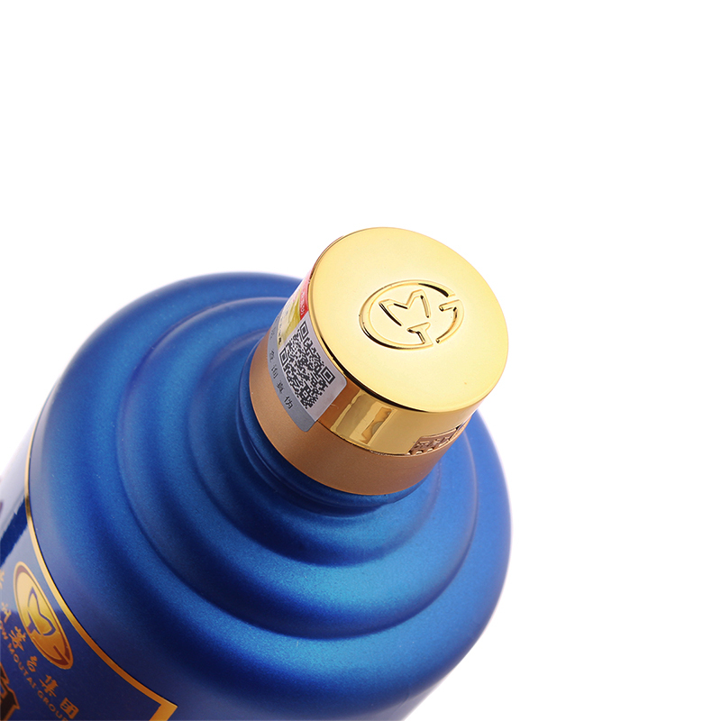 单支贵州茅台集团白金原浆vip珍酿经典蓝瓶500ml52度粮食酿造高度白酒