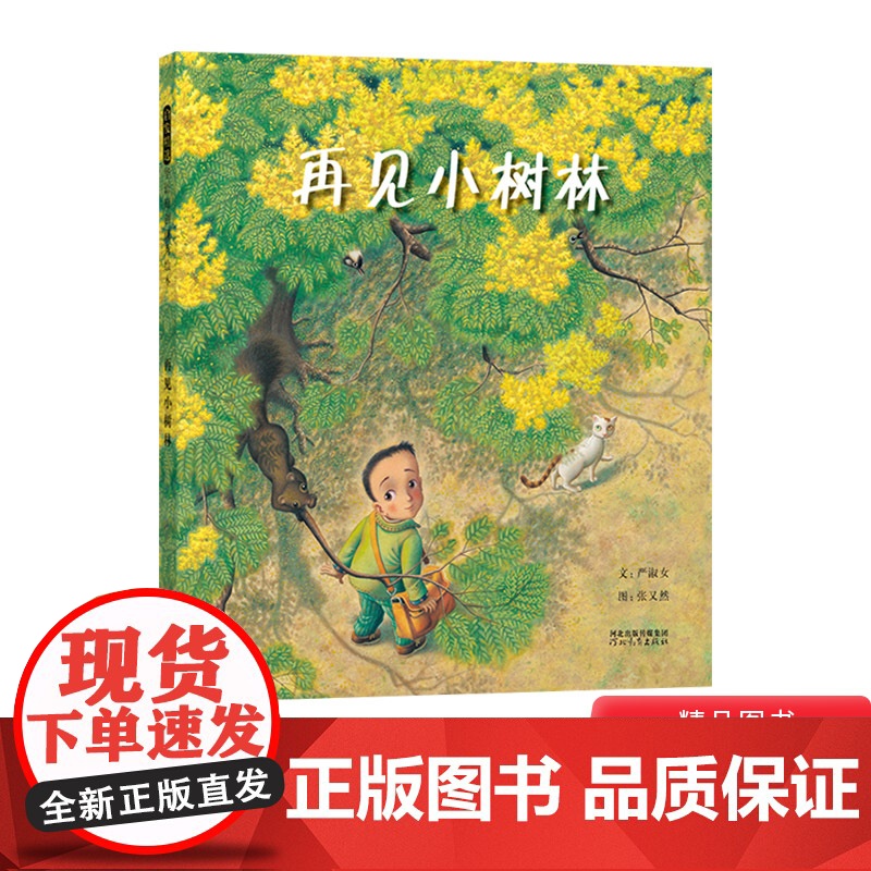 再见小树林硬壳精装图画书幼儿园重点环保系列绘本传达与森林共生歌颂大地植物生命力启发3岁4岁5岁6岁亲子阅读正版童书