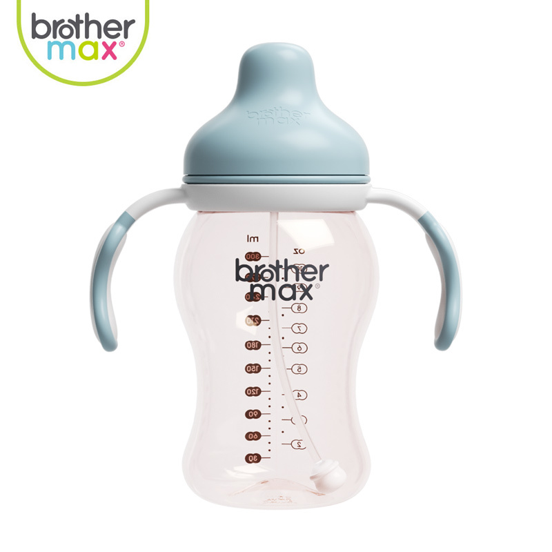 BROTHER MAX英国进口PPSU新生儿宝宝断奶神器耐摔婴儿宽口径带手柄防胀气奶瓶