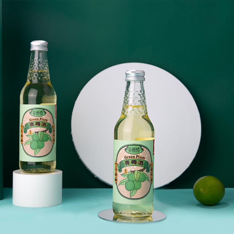 苏州桥微醺国潮风6度低度酒甜酒网红酒青梅水果酒325ml