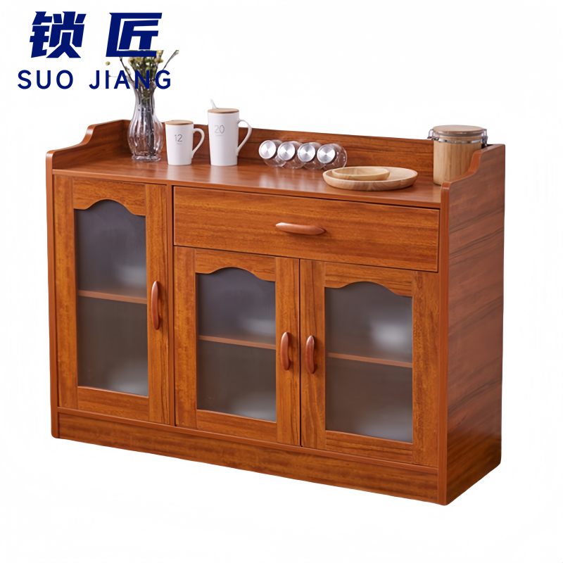 锁匠 茶水柜三门一抽台高清大图