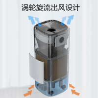 亚都(YADU)加湿器 SZ1000-JK100用办公纯净型 大雾量上加水10升大水箱 湿度双显 触控定时负离子加湿器