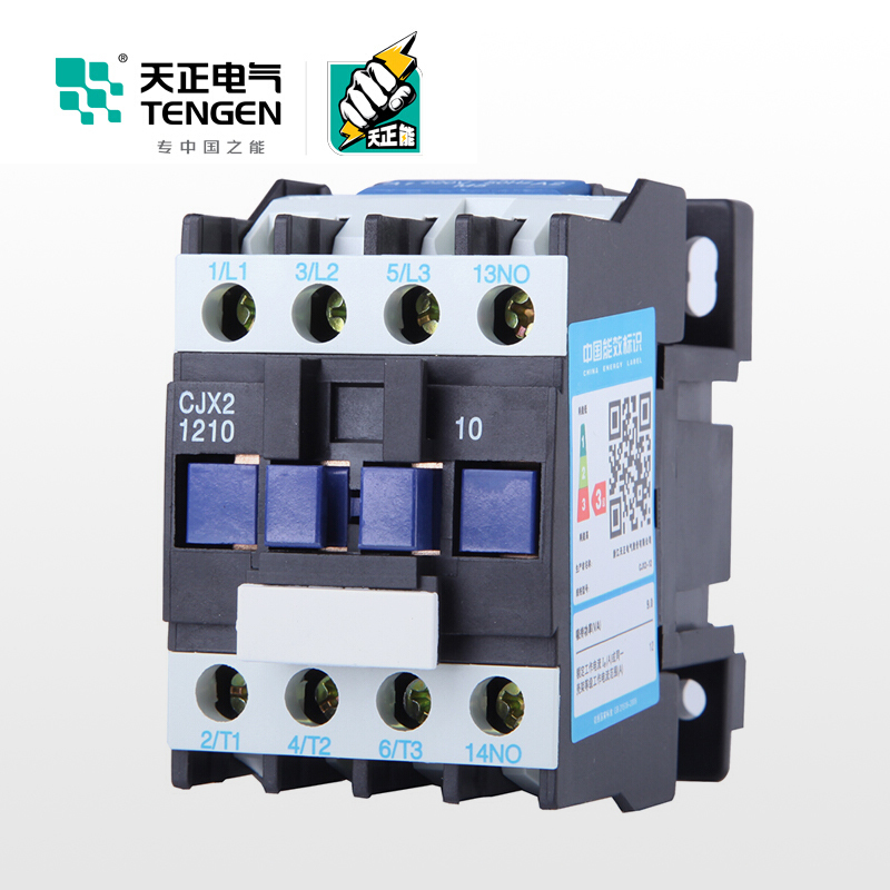 天正电气 CJX2-1210 36V 3NO 1NO 12A 50Hz 3P 02010070063 交流接触器