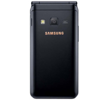 SAMSUNG/三星 Galaxy Folder2 (SM-G1650)2GB+16GB 琉璃黑 全网通4G翻盖老人手机