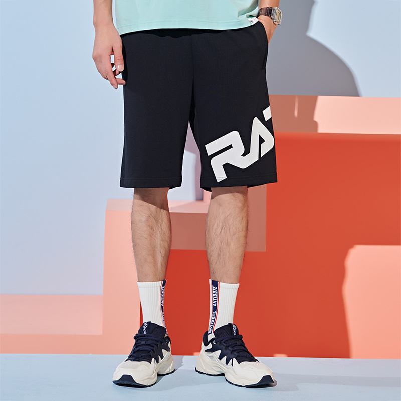 361°运动短裤男夏季新款薄款针织五分裤男士跑步健身休闲宽松男裤