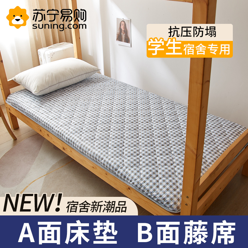 冬夏两用凉席床垫软垫宿舍学生单人家用儿童海绵垫子租房专用