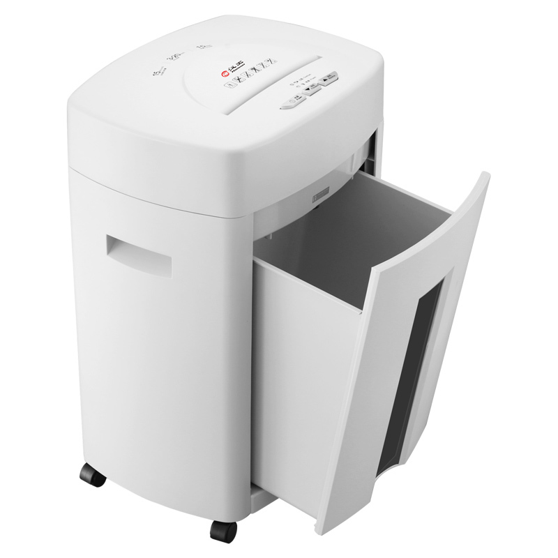 汉王(Hanvon)HW-410DS全自动碎纸机德国5级高保密 大型办公商用双重进纸长时间碎卡光盘粉碎机1