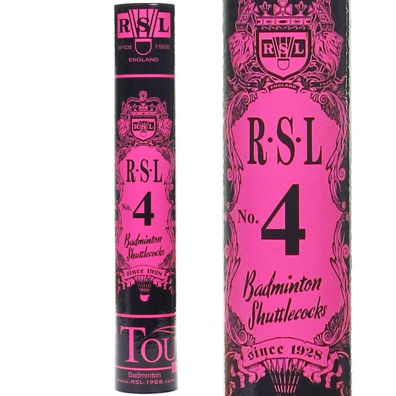 亚狮龙 RSL 4号球 羽毛球比赛用球 耐打稳定 4号球(12只装)77速 bd