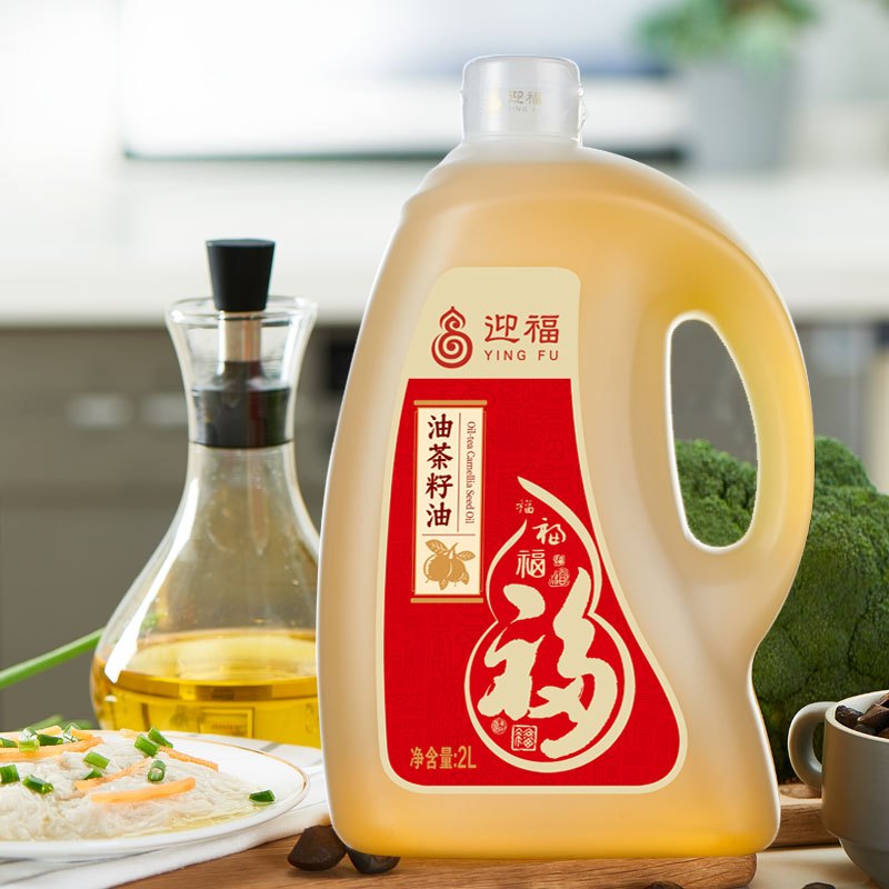 迎福油茶籽油2L*1礼盒装纯正茶油 山茶油 植物油 食用油