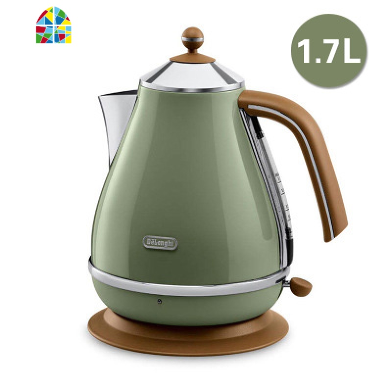 封后KBO2001复古304不锈钢1.7L大容量电热水壶烧水壶 芍药粉1.7L-Flora花园KBX2016全国联保2年