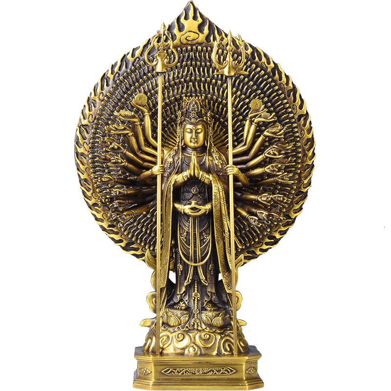 家柏饰(CORATED)千手观音佛像 观世音佛像摆件 佛堂供奉高清大图