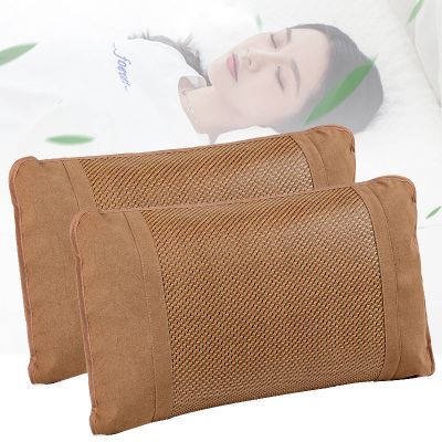 古韵单面芝麻藤藤枕套 单个装 一对装藤枕套凉席枕套枕芯外套竹凉枕套夏季成人学生宿舍透气枕席