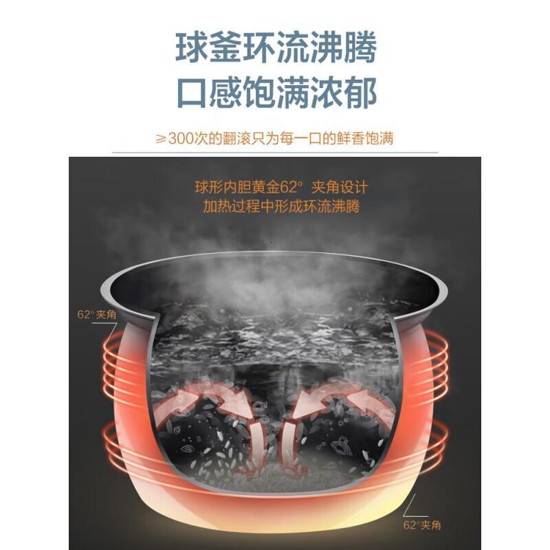 苏泊尔(SUPOR)电压力锅高压锅家用5L球釜双胆全自动智能多功能压力锅 孔雀蓝 5L高清大图