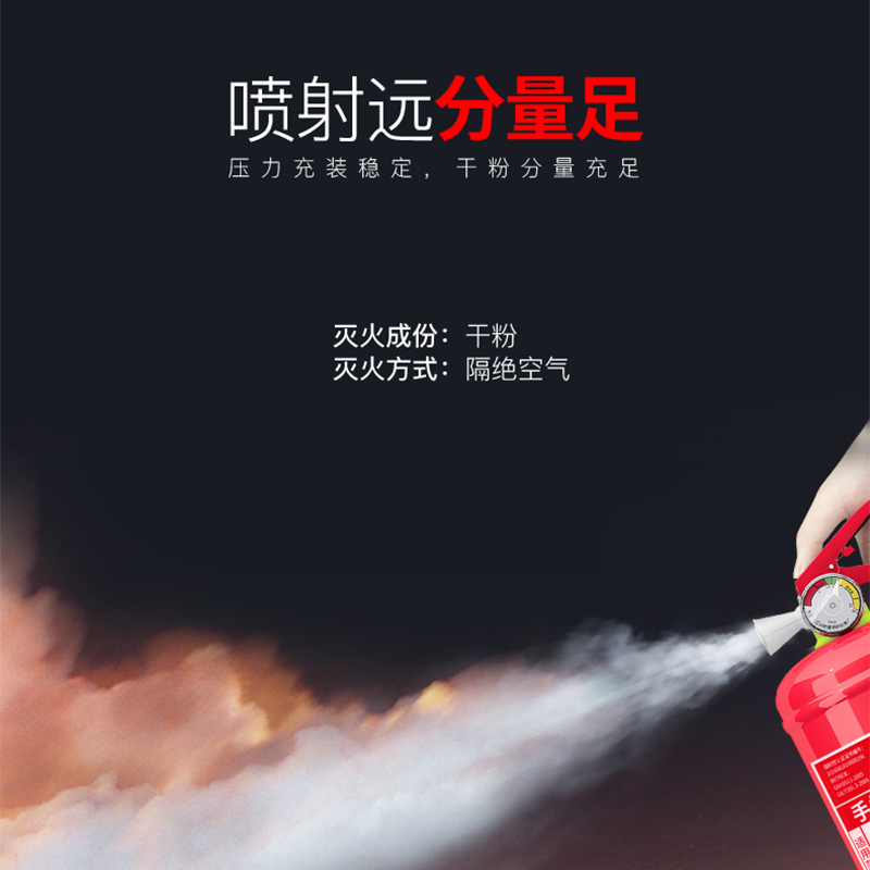 正天齐 手提式干粉灭火器MFZ/ABC8高清大图