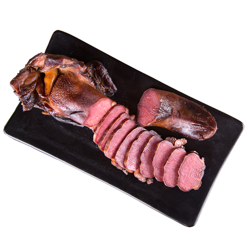 腊猪舌 腊肉舌头 四川特产500g熟食腊味土猪肉 农家烟熏肉 口条 猪舌头