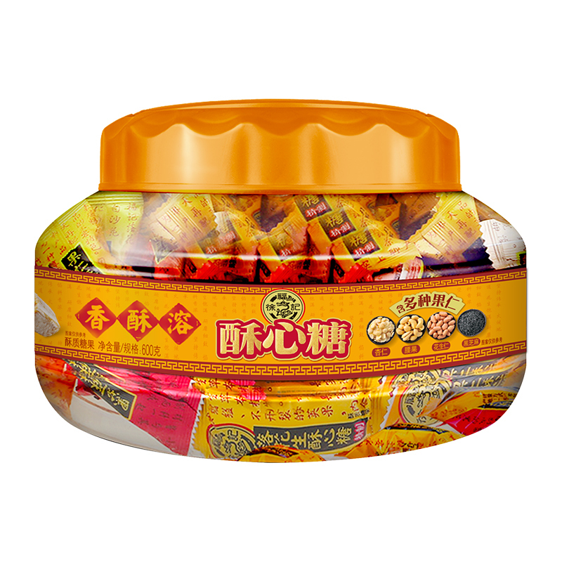 徐福记(xu fuji) 1250酥心糖桶600g