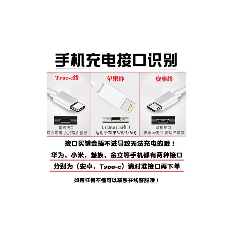 手机充电器华为安卓快充通用充电头数据线直充充电线快速多用插头|-双口快充头 +1米[Type-c快充线]1条