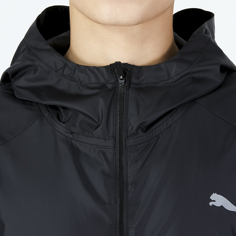 彪马(PUMA)男装 新款潮流运动衣服夹克健身宽松透气防风休闲连帽外套521684-01 ZP