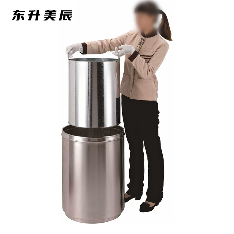 东升美辰 201不锈钢垃圾桶500*850mm DS-XS196 个高清大图