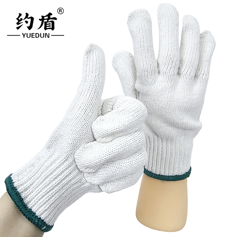 约盾 劳保耐磨棉纱手套 YD8107/双高清大图