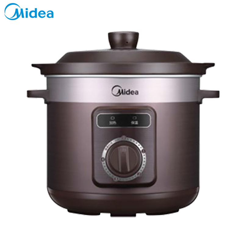 Midea/美的 MD-TGH30C 电炖锅陶瓷3升L煮汤粥煲宝宝煲家用电砂锅