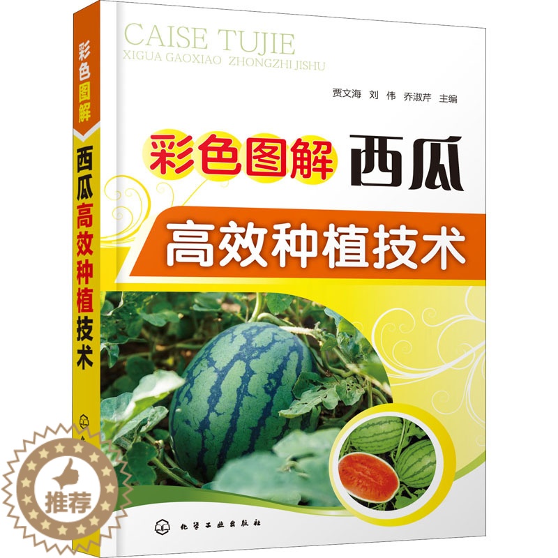 [醉染正版]彩色图解西瓜高效种植技术 贾文海,刘伟,乔淑芹 编 种植业 专业科技 化学工业出版社 9787122357高清大图