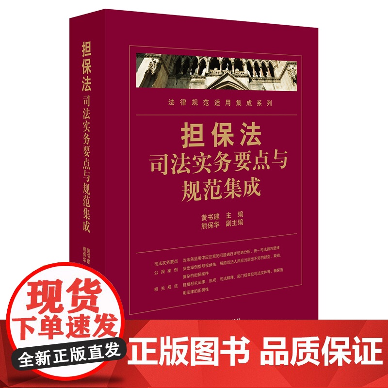 正版 担保法司法实务要点与规范集成 黄书建 9787519711979 法律出版社高清大图