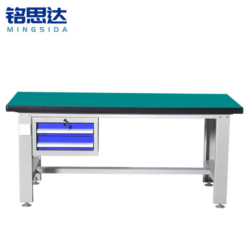 铭思达重型钳工操作台2米吊二抽张高清大图