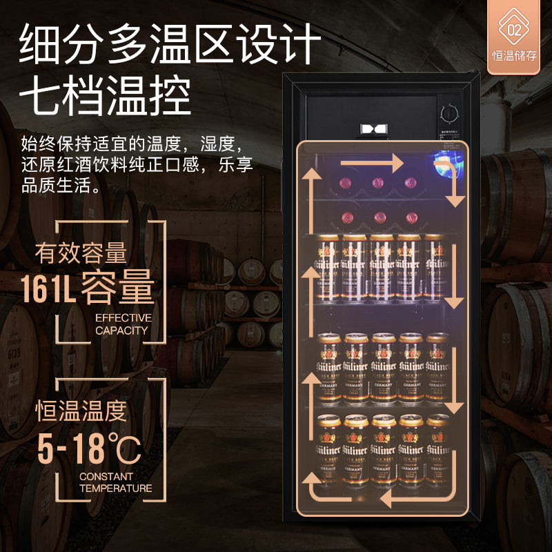 荣事达 BC-131单门冰吧(含安装)