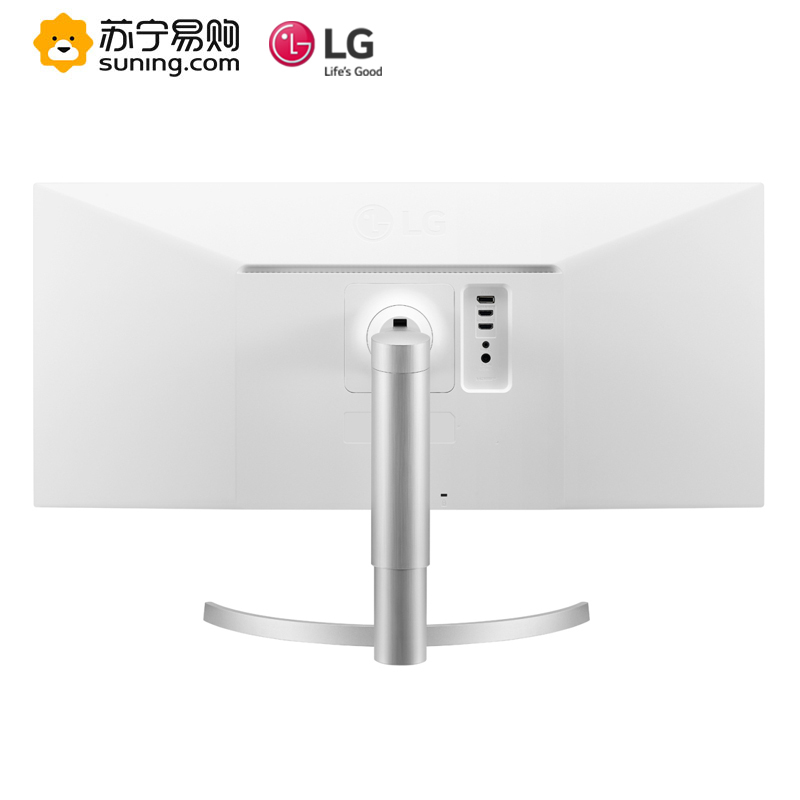 LG 34WN650 34英寸21:9超宽IPS屏 HDR400 sRGB99% 三边微边框 FreeSync 升降底座 内置音箱 低闪屏电脑液晶显示器